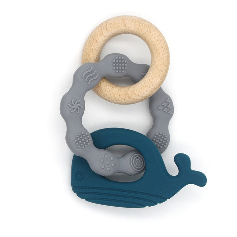 Teether "Whales"